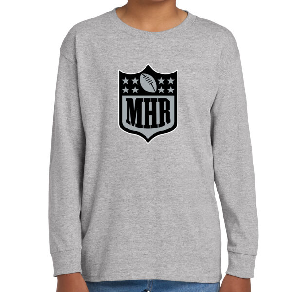 Morgan Hill Raiders Youth Heavy Cotton 100% Cotton Long Sleeve T Shirt Thumbnail